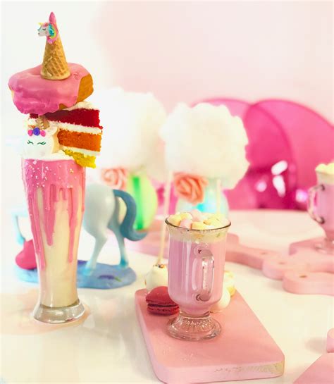 Treat yourself to a magical dessert experience at the Unicorn Magical Dessert Bar